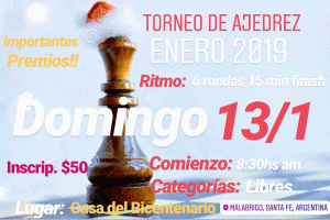 Lee más sobre el artículo Malabrigo: este domingo Torneo de Ajedrez