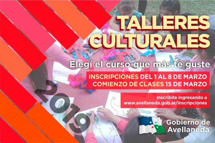 Lee más sobre el artículo Talleres culturales en Avellaneda: del 1 al 8 de marzo, inscribite online