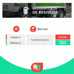 Lee más sobre el artículo Recolección de residuos durante el fin de semana