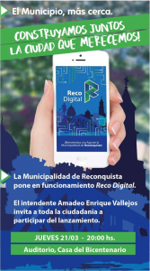 Lee más sobre el artículo Lanzamiento “Reco Digital”