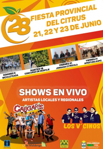 Lee más sobre el artículo Presentación Oficial de la XXVlll Fiesta Provincial del Citrus