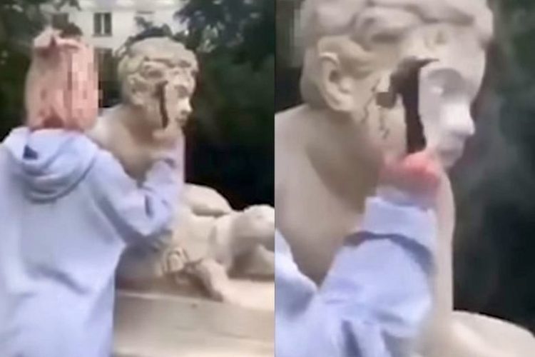 Lee más sobre el artículo Rompió una estatua de 200 años para un video de Instagram