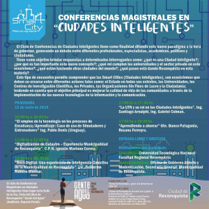 Lee más sobre el artículo Ciclo de conferencias sobre Ciudades Inteligentes en la III Feria de Libro
