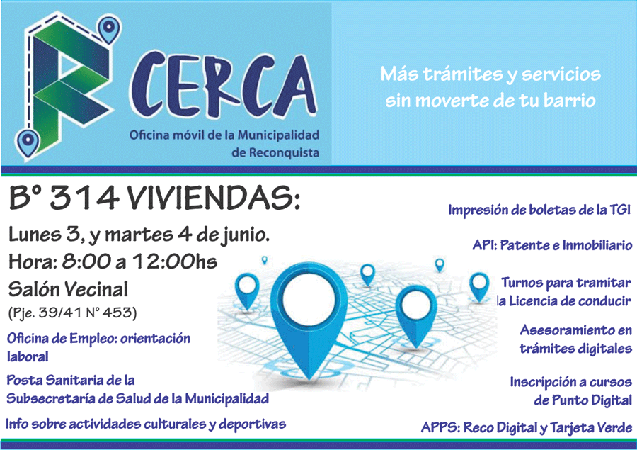 Lee más sobre el artículo Re Cerca: la oficina móvil de la municipalidad en barrios 314 y 374 Viviendas