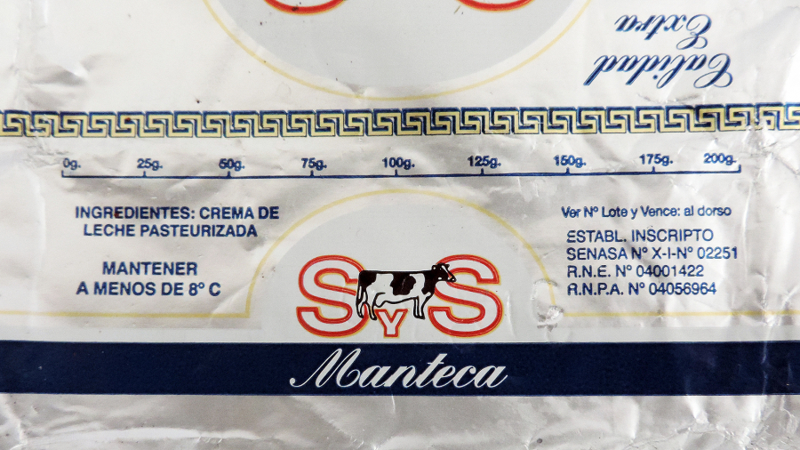 Lee más sobre el artículo La Assal estableció un alerta alimentaria sobre el producto «Manteca, Calidad Extra» de la marca SyS
