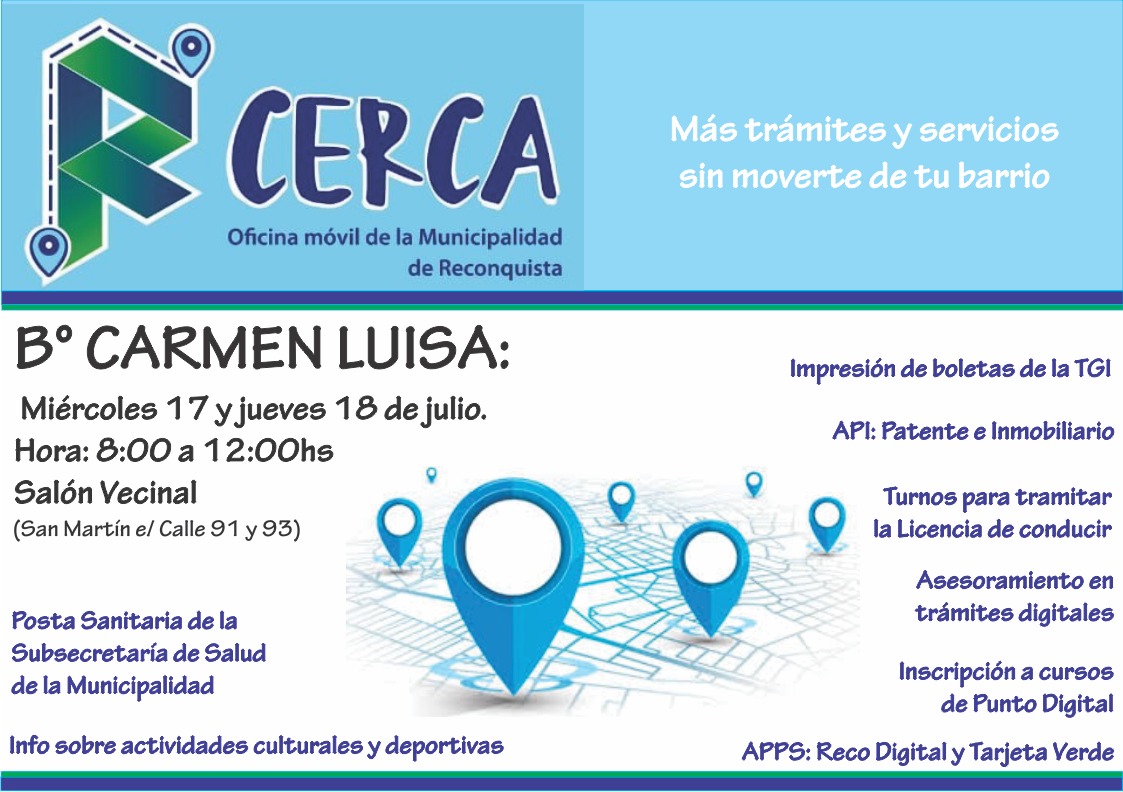 Lee más sobre el artículo La oficina móvil “Re Cerca” llega a barrios Los Andes y Carmen Luisa