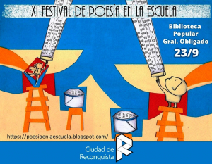 Lee más sobre el artículo Día de las Bibliotecas Populares: lunes de poesía