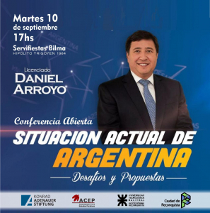 Lee más sobre el artículo Conferencia abierta “Situación actual de la Argentina: desafíos y propuestas”