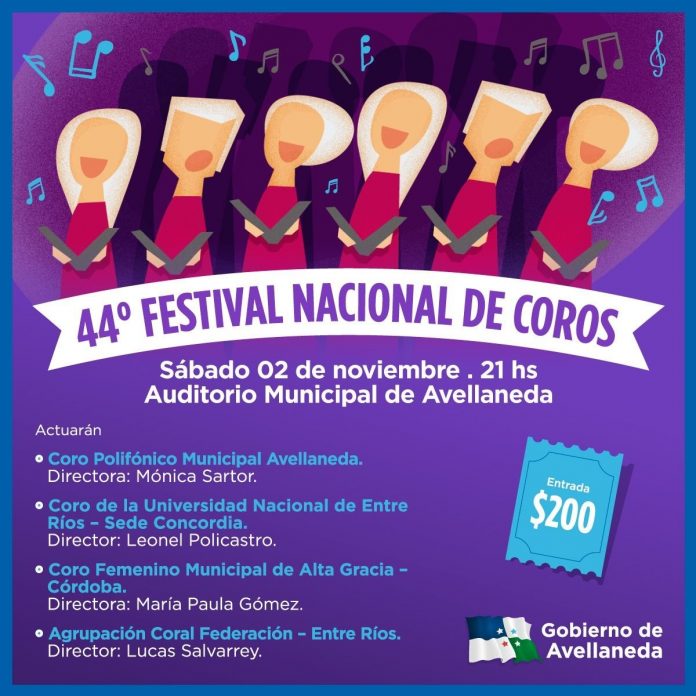 Lee más sobre el artículo Festival Nacional de Coros en Avellaneda