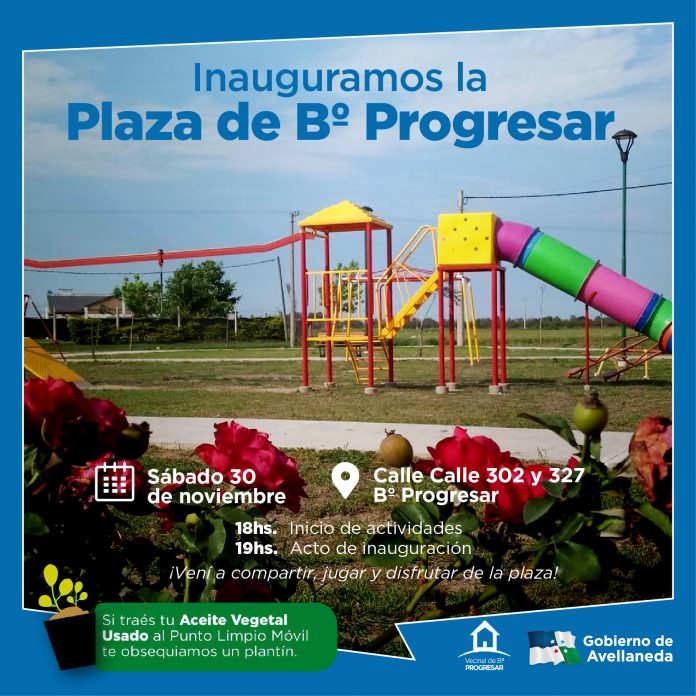 Lee más sobre el artículo Inauguración de la plaza del barrio Progresar
