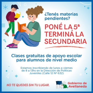 Lee más sobre el artículo Poné la 5ª, terminá la secundaria