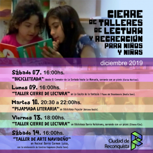 Lee más sobre el artículo Los Talleres de Lectura y Recreación cierran el año