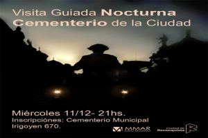 Lee más sobre el artículo Invitan a una visita guiada nocturna al cementerio