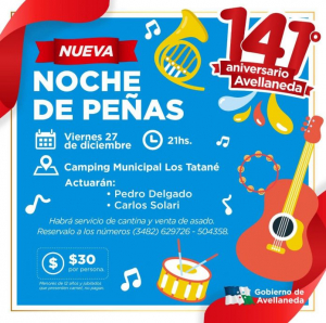 Lee más sobre el artículo Se viene una nueva noche de Peñas en Los Tatané