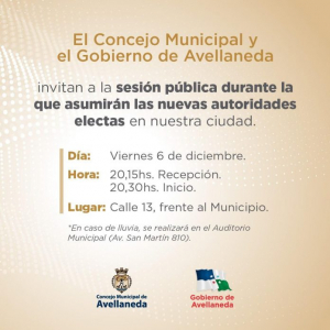 Lee más sobre el artículo Sesión extraordinaria especial del Concejo Municipal de la ciudad