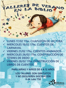 Lee más sobre el artículo Talleres de Verano en la Biblioteca Popular