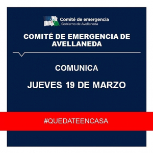 Lee más sobre el artículo Jueves 19 de marzo: Comité de Emergencia de Avellaneda