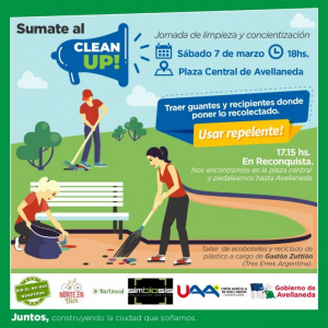Lee más sobre el artículo Sumate al Clean Up en Avellaneda