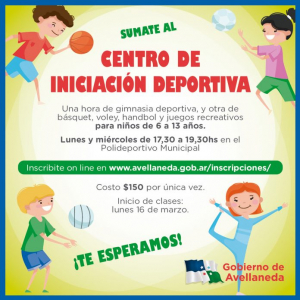Lee más sobre el artículo Divertite en el Centro de Iniciación Deportiva