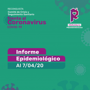 Lee más sobre el artículo Reconquista: informe epidemiológico al 7 de abril