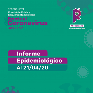 Lee más sobre el artículo Reconquista: informe epidemiológico al 21 de abril