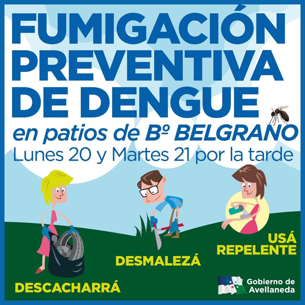 Lee más sobre el artículo Avellaneda: fumigaciones preventivas de dengue