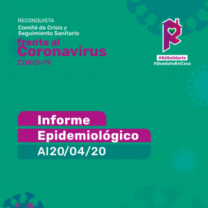 Lee más sobre el artículo Reconquista: informe epidemiológico al 20 de abril