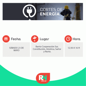 Lee más sobre el artículo Corte de energía para este sábado en algunos barrios de Avellaneda