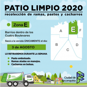 Lee más sobre el artículo Continúa el programa «Patio Limpio»
