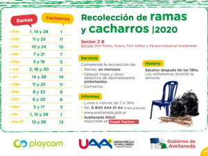 Lee más sobre el artículo Ramas: este martes la recolección será en el Sector 2 B