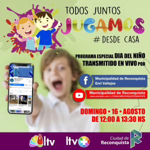 Lee más sobre el artículo Reconquista invita a festejar todos juntos el Día del Niño