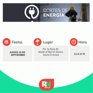 Lee más sobre el artículo Corte de energía para este jueves