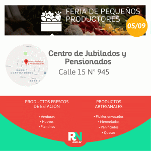 Lee más sobre el artículo Este sábado, Feria de Productores