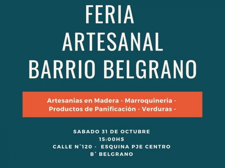 Lee más sobre el artículo Feria Artesanal en B° Belgrano