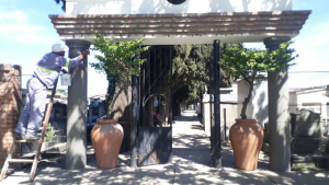 Lee más sobre el artículo Romang: trabajos de mantenimiento del Cementerio Municipal
