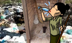 Lee más sobre el artículo Bebe agua del inodoro para demostrar cuan limpio está