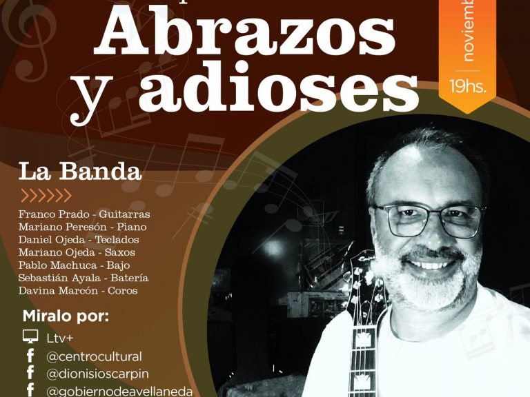 Lee más sobre el artículo Bruno Zupel presenta su disco » Abrazos y Adioses» en Avellaneda