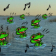 Juez exige expulsar ranas de estanque por “ruidosas”