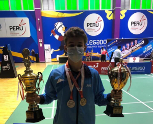 Lee más sobre el artículo Sudamericano Bádminton: Mateo Jara logró su primera experiencia internacional en Perú