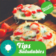 Tips saludables: Mini pizzas de berenjena
