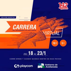 Lee más sobre el artículo Inscribite a la Carrea Virtual 142º Aniversario de Avellaneda