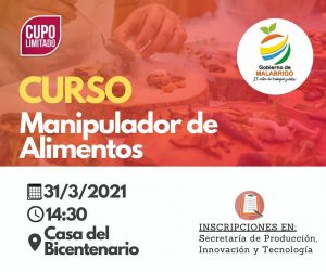 Lee más sobre el artículo Malabrigo: Curso de Manipulador de Alimentos