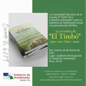 Lee más sobre el artículo El Ciclo #Leyendo (Nos) presenta «La Escuela del Timbó»