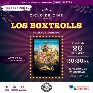 Lee más sobre el artículo El Ciclo de cine del Mes de la Mujer presenta «Los Boxtrolls»