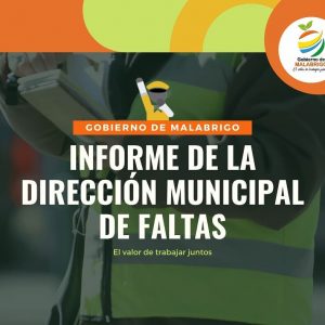 Lee más sobre el artículo Informe de la Dirección Municipal de Faltas