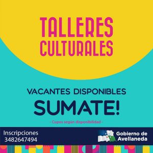 Lee más sobre el artículo Talleres Culturales en Avellaneda: cupos vacantes