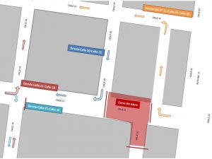 Lee más sobre el artículo Este sábado 5 de junio se clausurará Calle 21, entre Calle 18 y el ingreso – egreso de colectivos a la Estación de los mismos