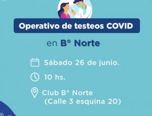 Lee más sobre el artículo COVID: nuevo operativo de testeos en B° Norte de Avellaneda