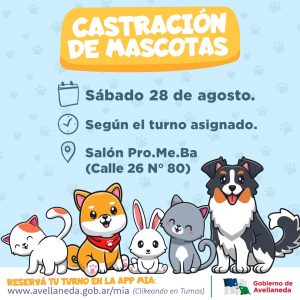 Lee más sobre el artículo Castraciones de mascotas: continúa en Bº Don Pedro