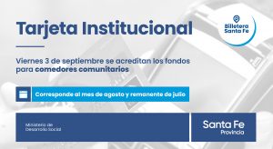 Lee más sobre el artículo La provincia acredita este viernes los fondos de la Tarjeta Institucional